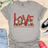 Love is a four legged word - V4 - The Family T-Shirt